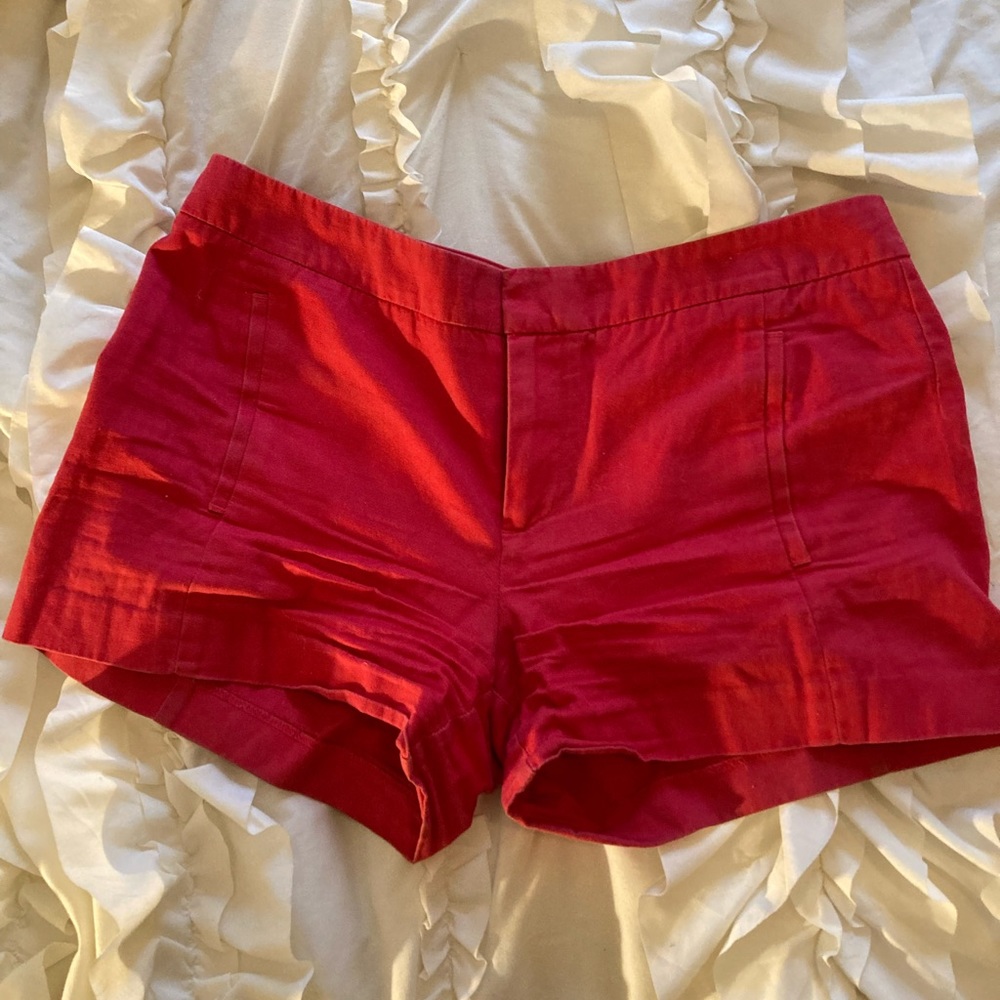 Gap linen red shorts